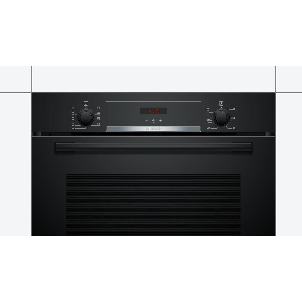 Bosch HBS534BB0B 71 Liters Built-In Electric Single Oven, Black, A Rated - 43657897181407 
