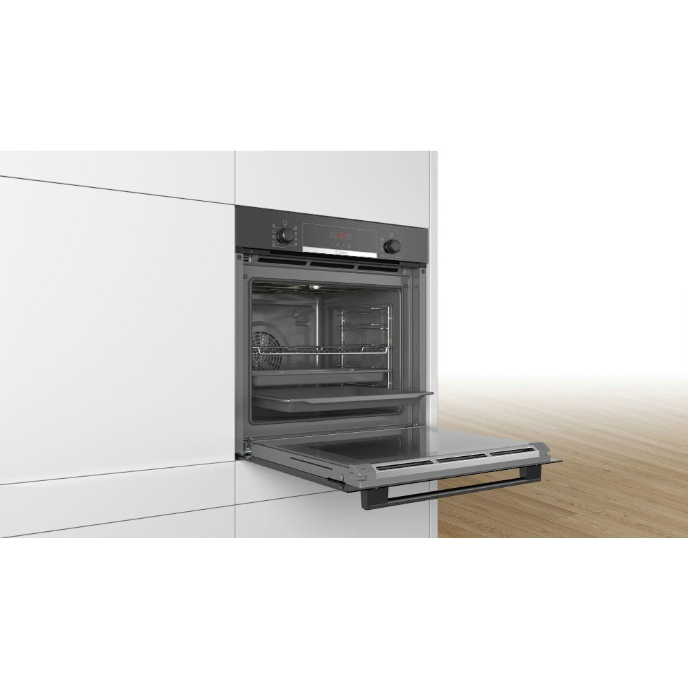 Bosch HBS573BB0B 71 Liters Built-In Electric Single Oven, Black, A Rated - 43657898131679 