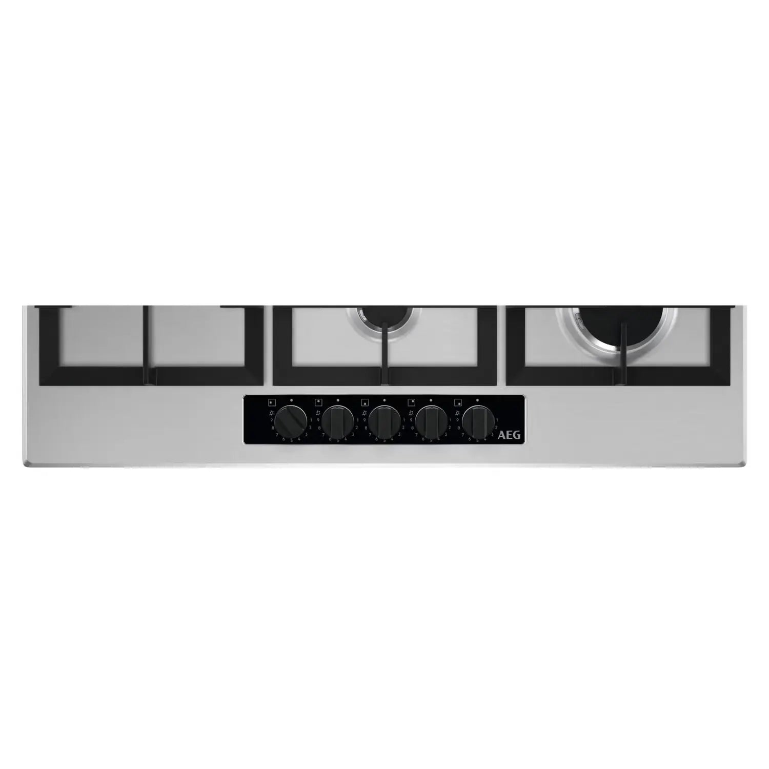 AEG HGB95522YM 86cm 5 Burner Gas Hob, Stainless Steel