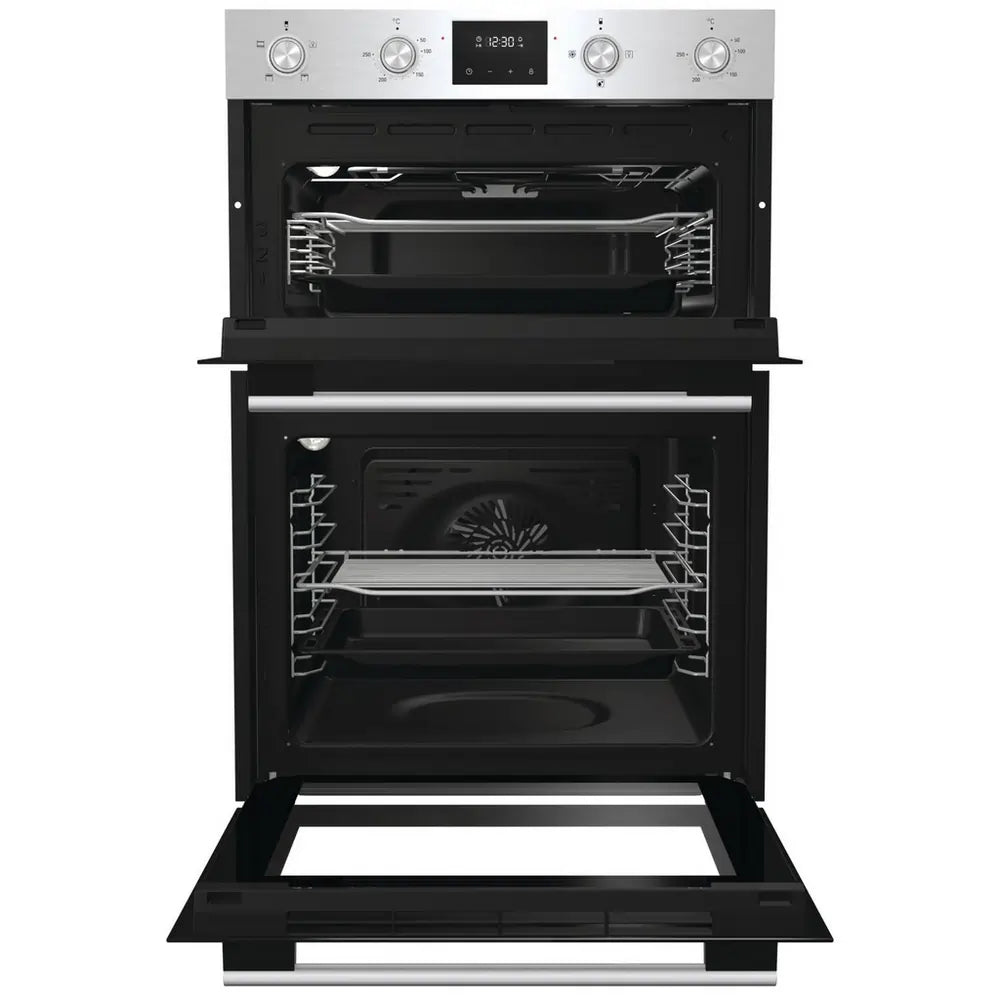 Hisense BID99222CXUK 59.4 Built-In Double Oven, Stainless Steel