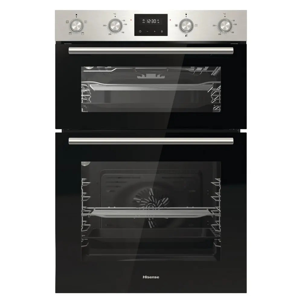Hisense BID99222CXUK 59.4 Built-In Double Oven, Stainless Steel