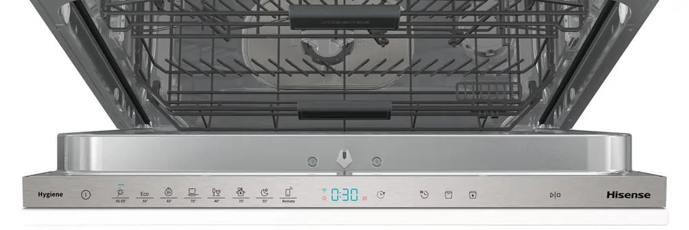 Hisense HV673C60UK 60cm Fully Integrated Dishwasher WIth 16 Place Settings Load Capacity