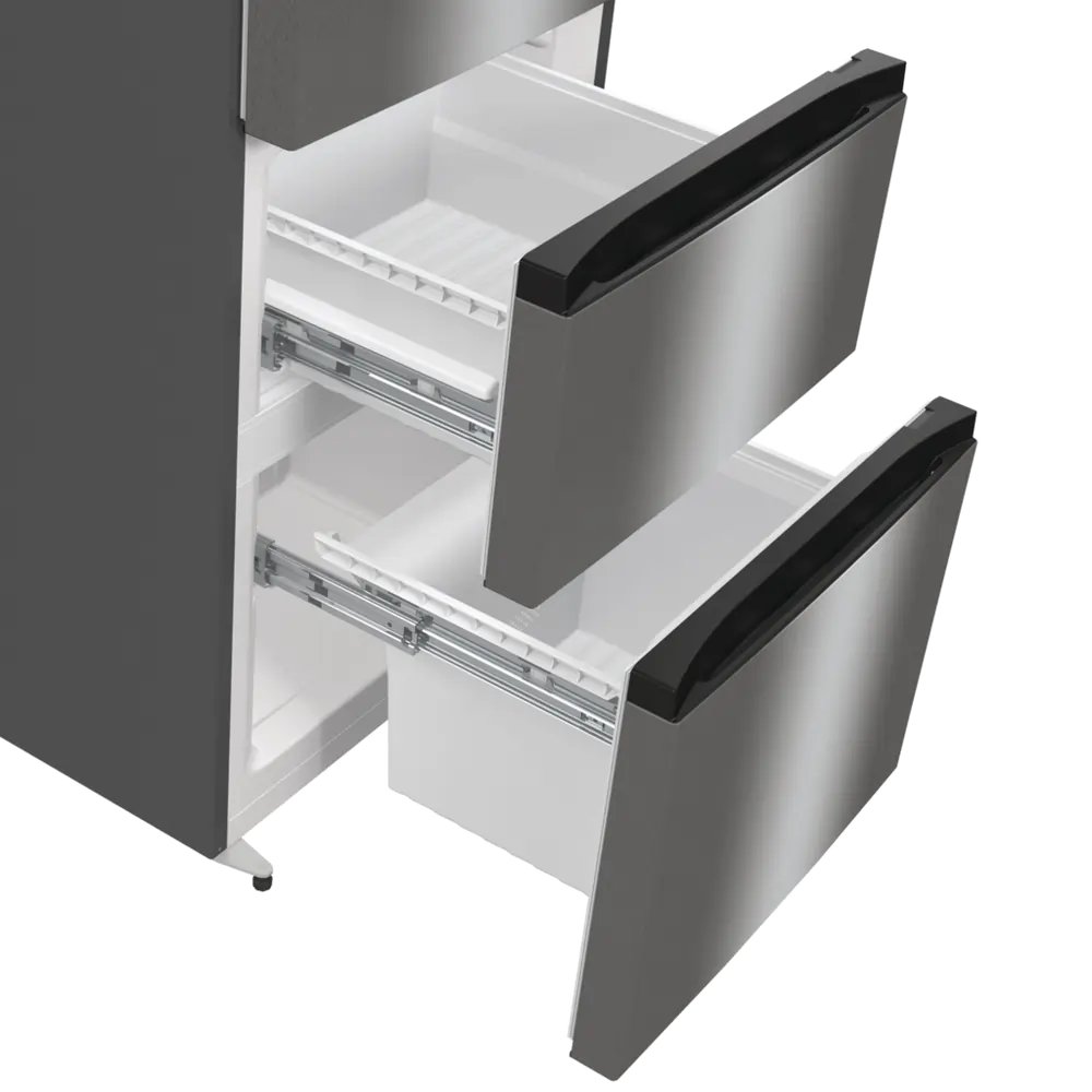 Hisense RM469N4ACDUK 60cm 60/40 Frost Free Fridge Freezer, Stainless Steel