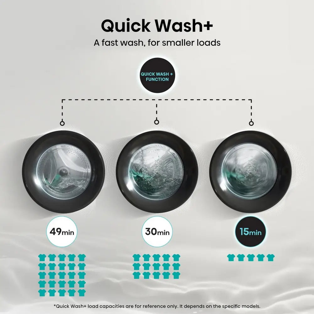 Hisense WF3S1043BW3 10.5kg 1400 Spin Washing Machine, White