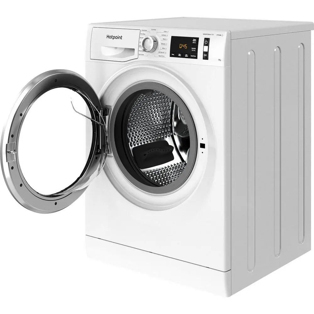 Hotpoint NM11948WSAUK 9kg 1400 Spin Washing Machine, White - 43106722414815 