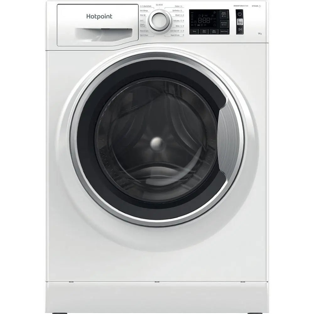Hotpoint NM11948WSAUK 9kg 1400 Spin Washing Machine, White - 43106722578655 