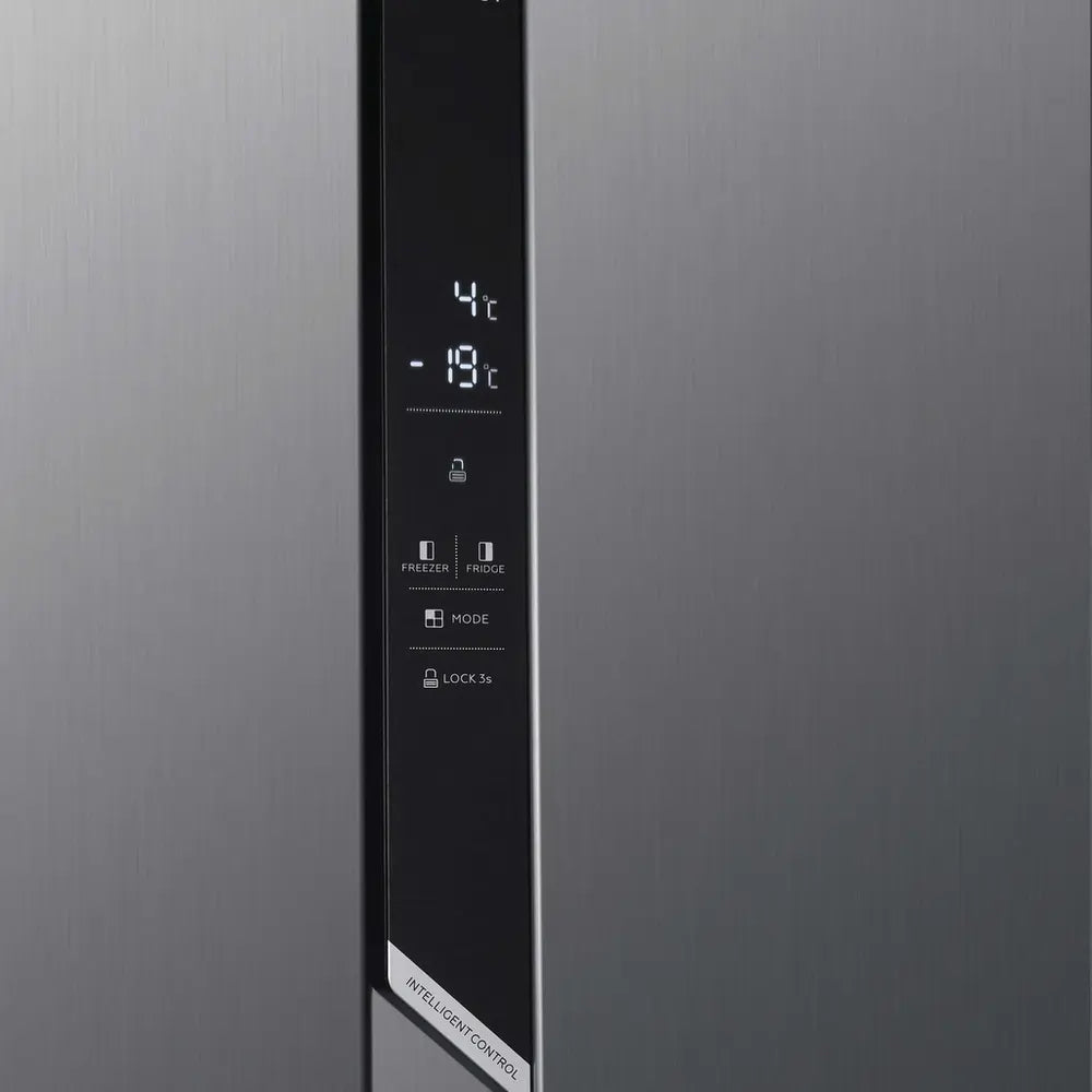Hoover HHSBSO-6174XK-1 91cm 60/40 Frost Free American Fridge Freezer, Stainless Steel