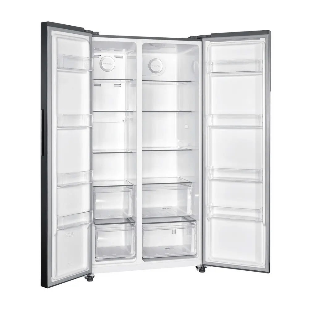 Hoover HHSBSO-6174XK-1 91cm 60/40 Frost Free American Fridge Freezer, Stainless Steel