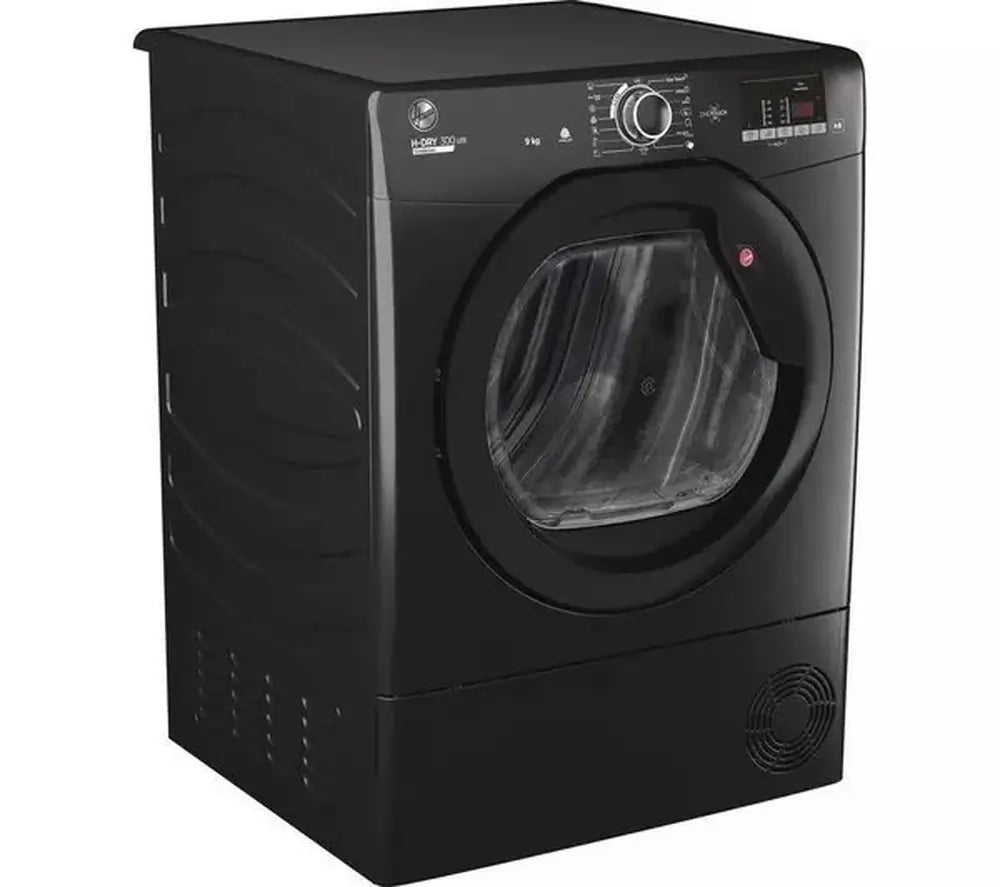 Hoover HLEC9DGB-80 9kg Condenser Tumble Dryer With App Connectivity, Black