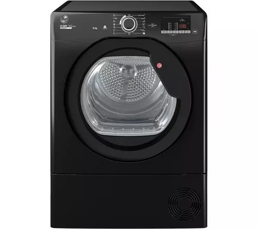 Hoover HLEC9DGB-80 9kg Condenser Tumble Dryer With App Connectivity, Black