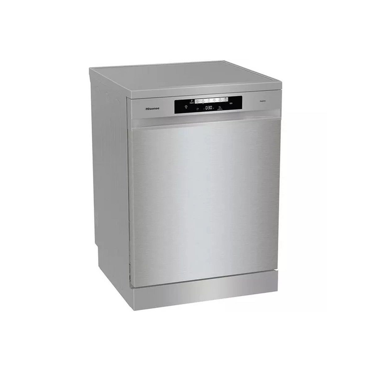 Hisense HS642D90XUK Freestanding Dishwasher, 14 Place Settings, 59.9cm Wide - Stainless Steel