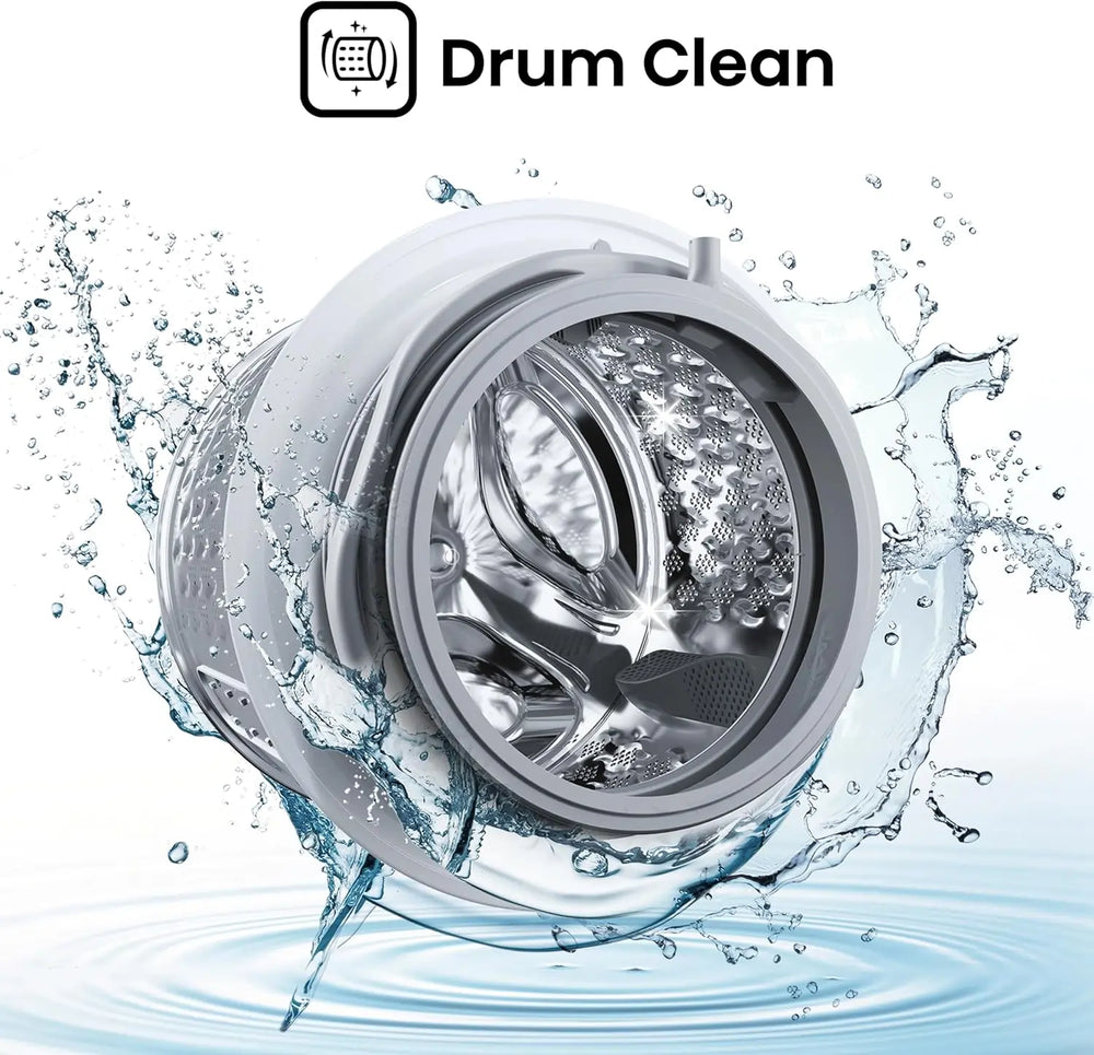 Hisense WFQP9014EVM 9kg 1400 Spin Washing Machine, White - 72787660800373 