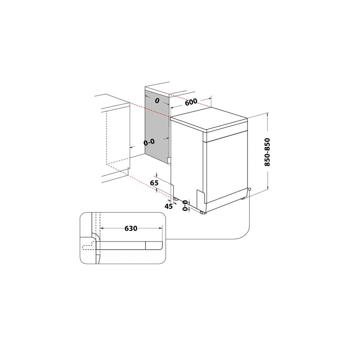 Hotpoint H7FHP43XUK Freestanding Dishwasher, 15 Place Settings, 10 Programmes, 60cm Wide - Stainless Steel
