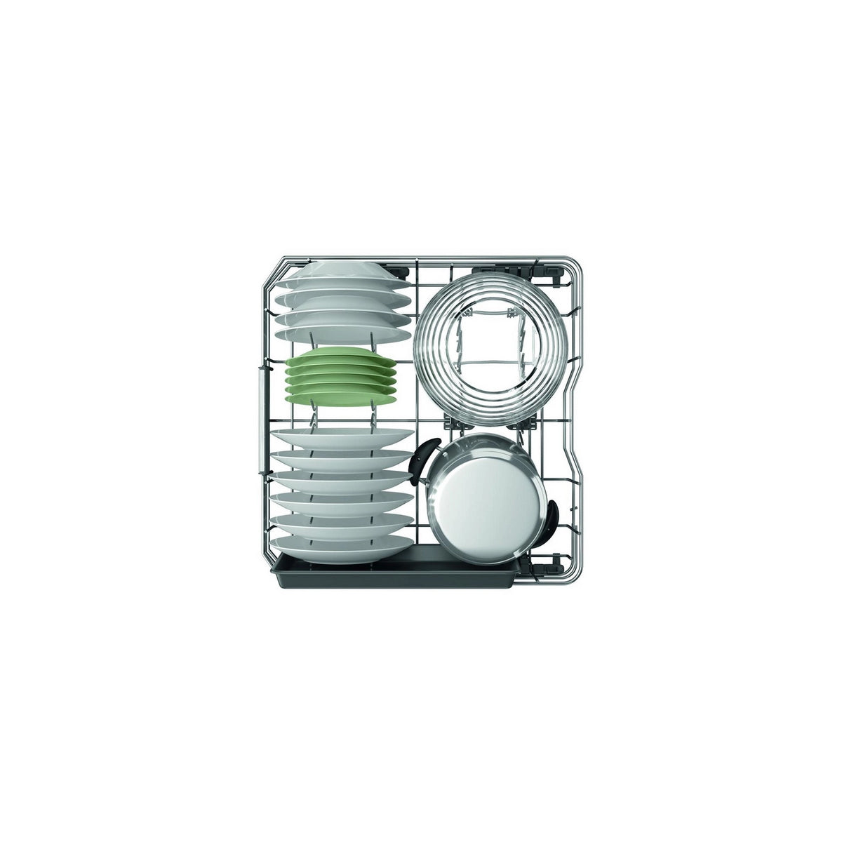Hotpoint H7FHP43XUK Freestanding Dishwasher, 15 Place Settings, 10 Programmes, 60cm Wide - Stainless Steel