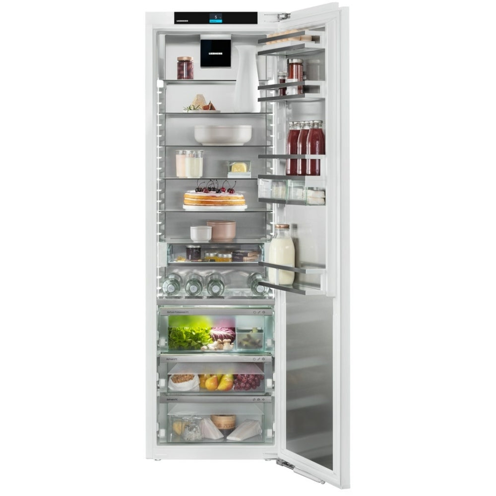 Liebherr IRBci5180 Built-In Larder Fridge, Fixed Hinge, Stainless Steel, C Rated - 43304941453535 