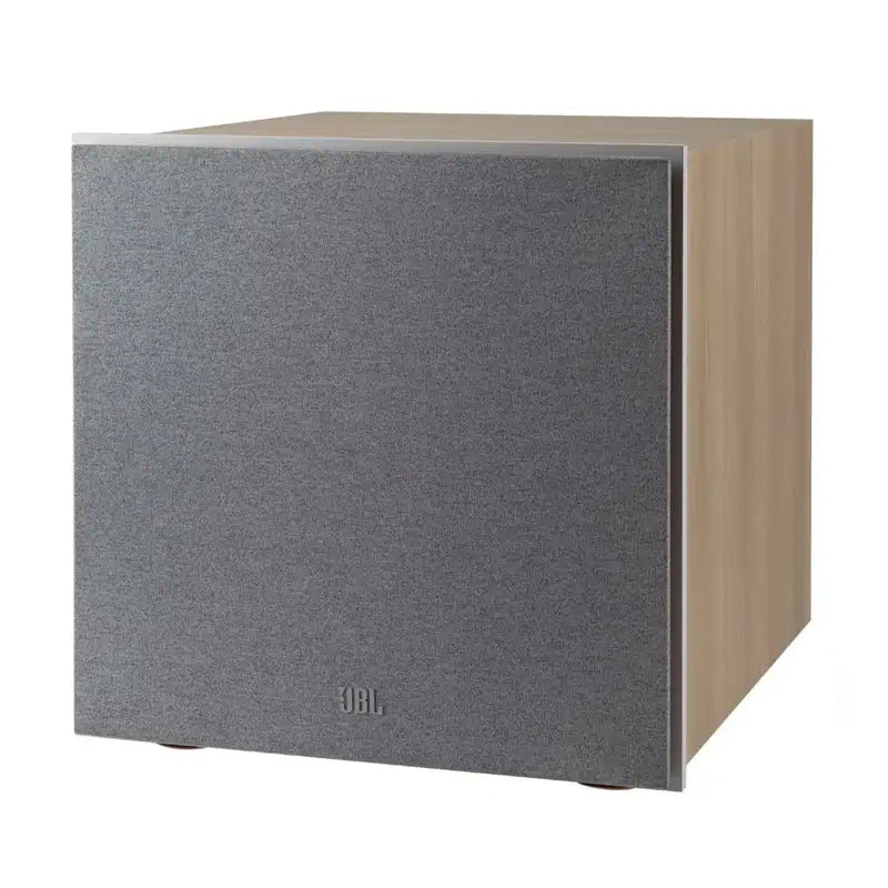 JBL STAGE 220P 500W Powered Subwoofer With 12" Woofer, Latte White