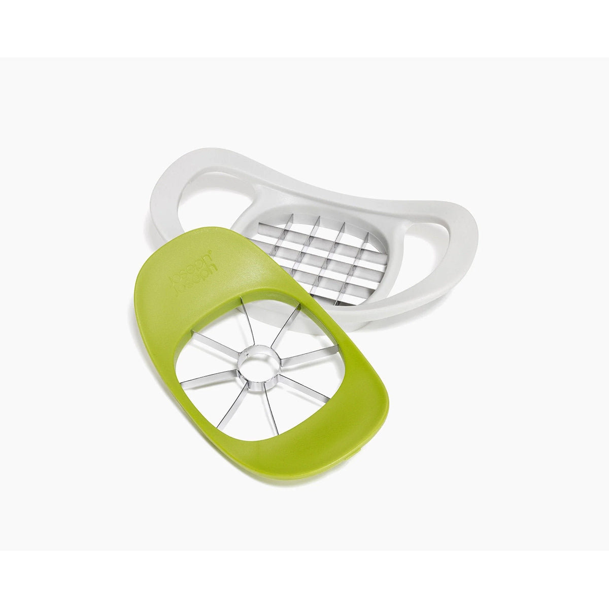 Joseph Joseph 1000065 Nest™ Press 2-in-1 Fruit & Vegetable Cutter, Corer and Chipper - Green
