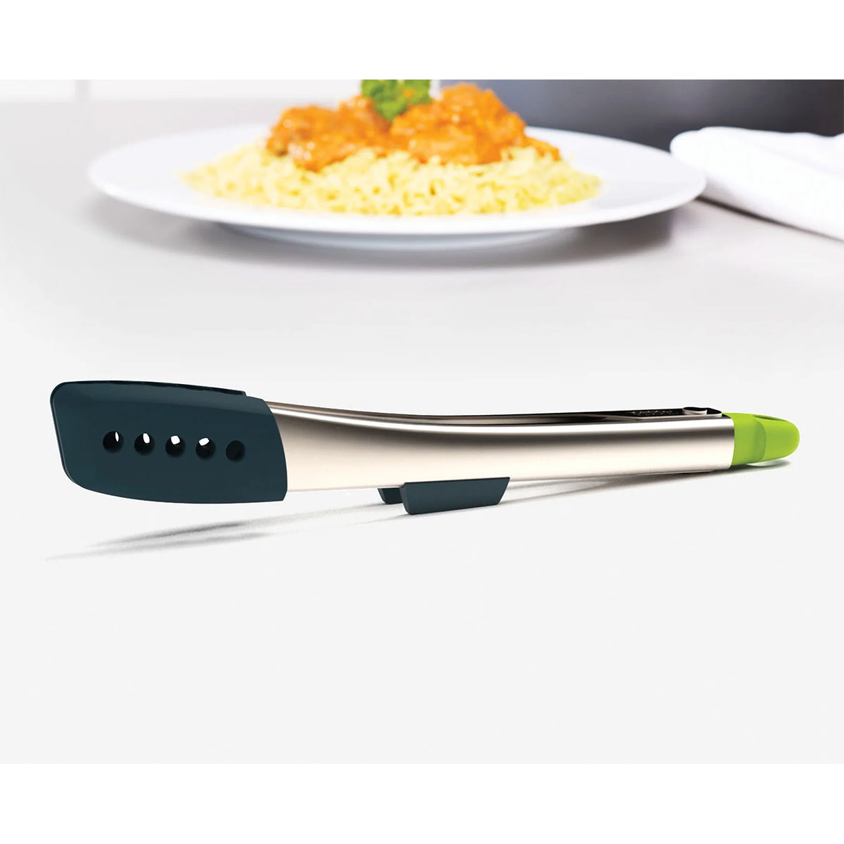 Joseph Joseph 10162 Elevate™ Silicone Steel Tongs - Grey
