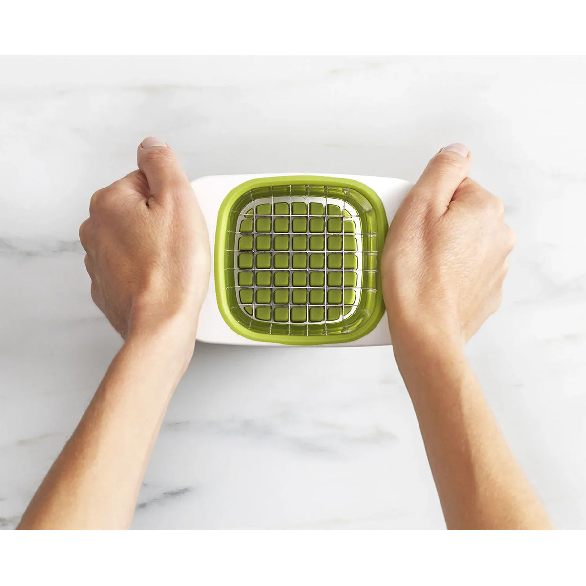 Joseph Joseph 20175 ChopCup™ Vegetable Chopper, Stainless Steel Blades - White