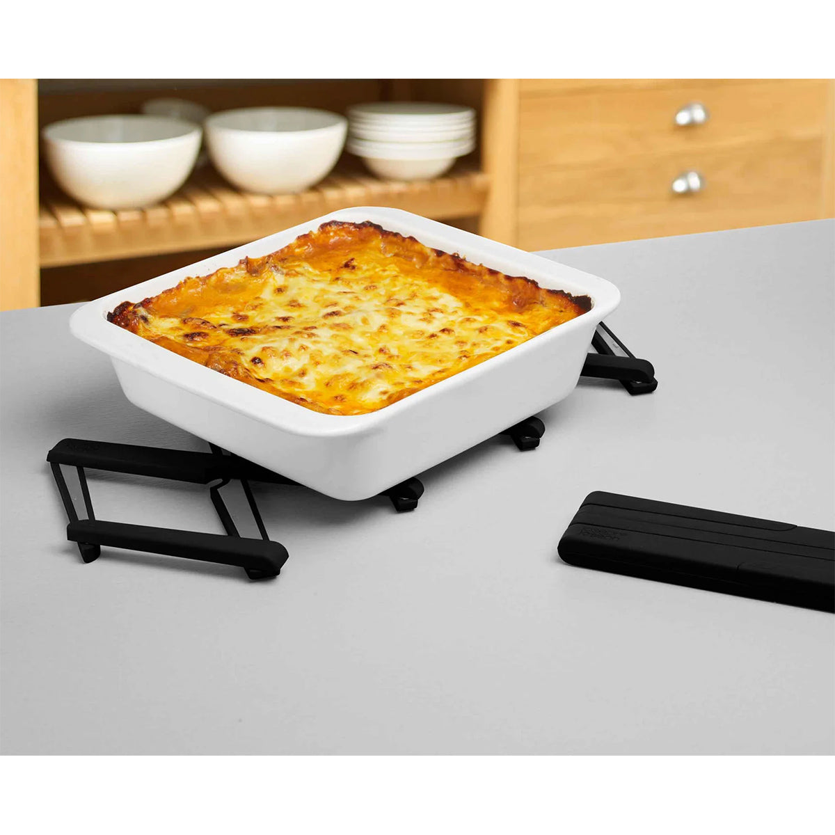 Joseph Joseph 70033 Stretch™ Expandable Silicone Trivet - Black