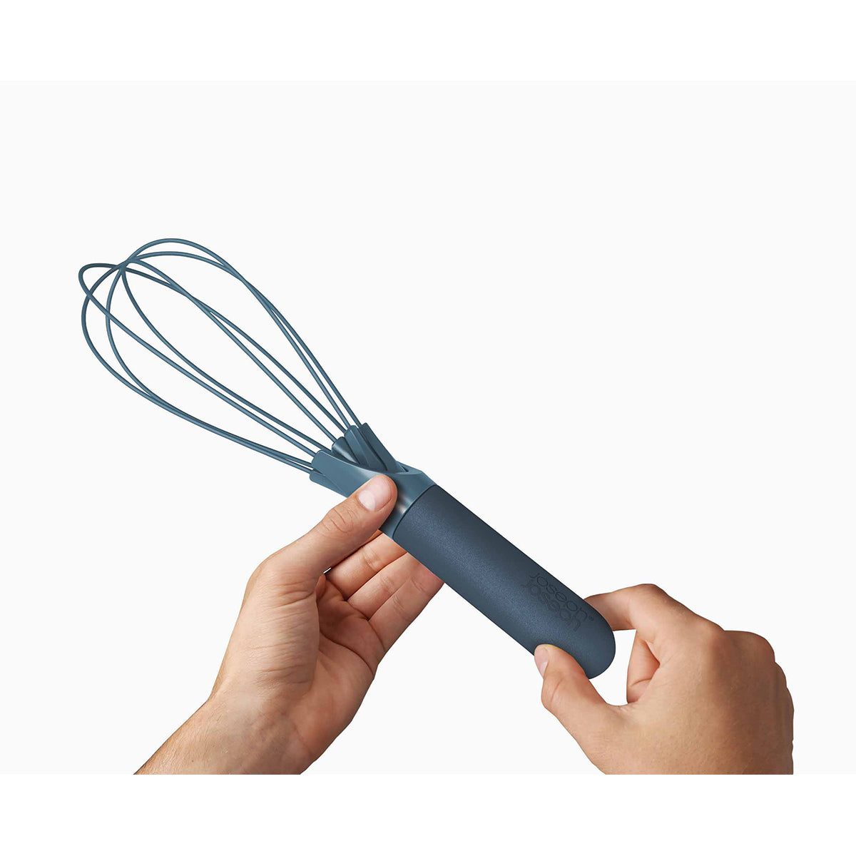 Joseph Joseph 981000 Twist™ 2-in-1 Whisk, Silicone-Coated Steel Wires - Blue