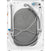 Thumbnail AEG L7WC84636BI ProSteam Integrated Washer Dryer, 8kg, 1600 Spin, White, D Rated- 43827654099167