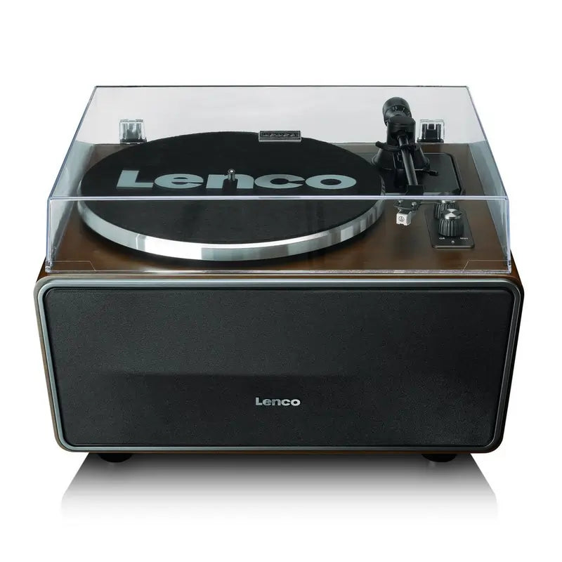 Lenco LS470WA Turntable With Built-In Speakers And Bluetooth, Dark Walnut