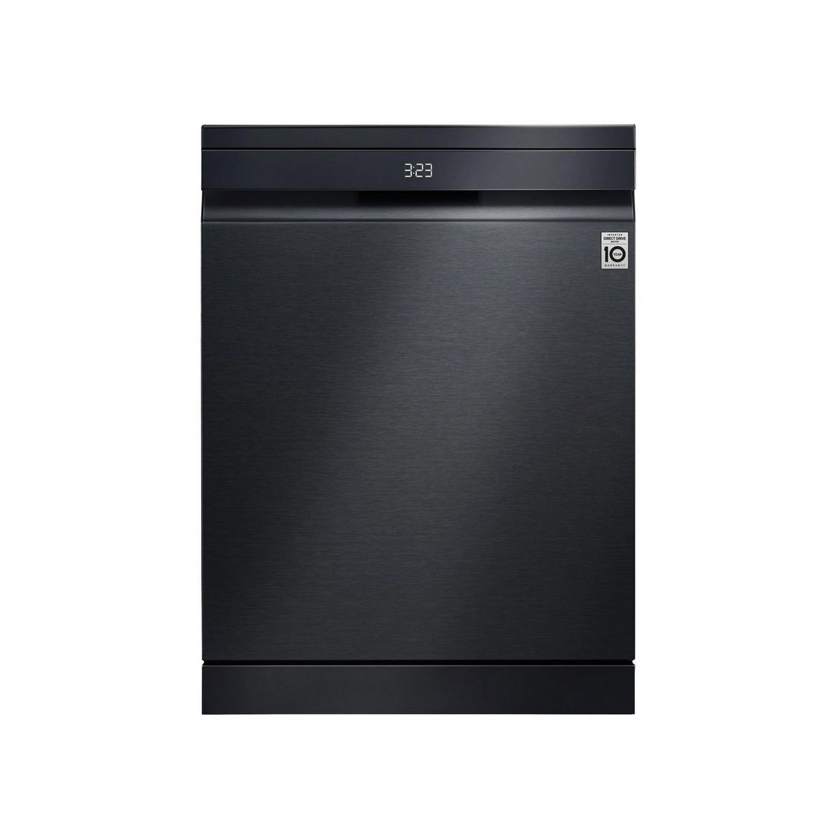 LG DF587HMS Series 7 TrueSteam QuadWash Freestanding Full Size Dishwasher, 14 Place Settings, WiFi Connected, 60cm Wide - Matte Black