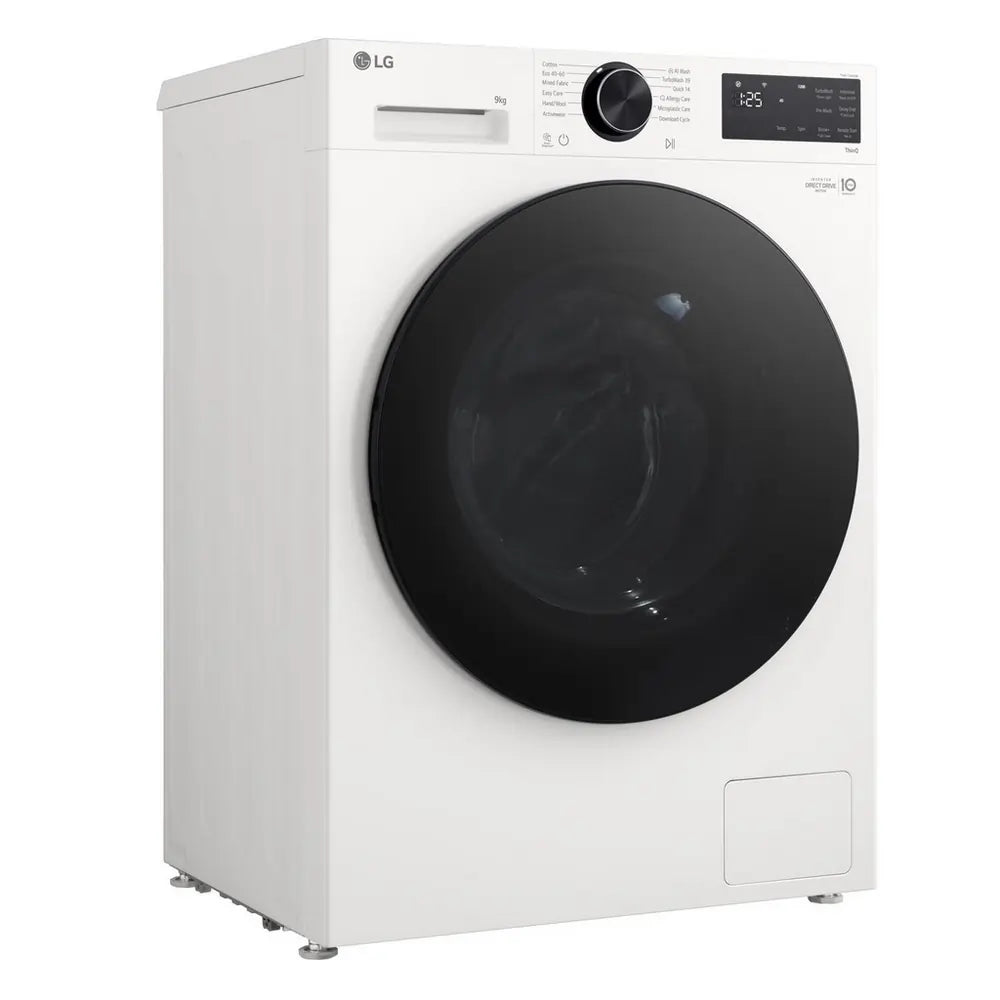 LG F2X50S9TWB 9kg 1200 Spin Washing Machine, White