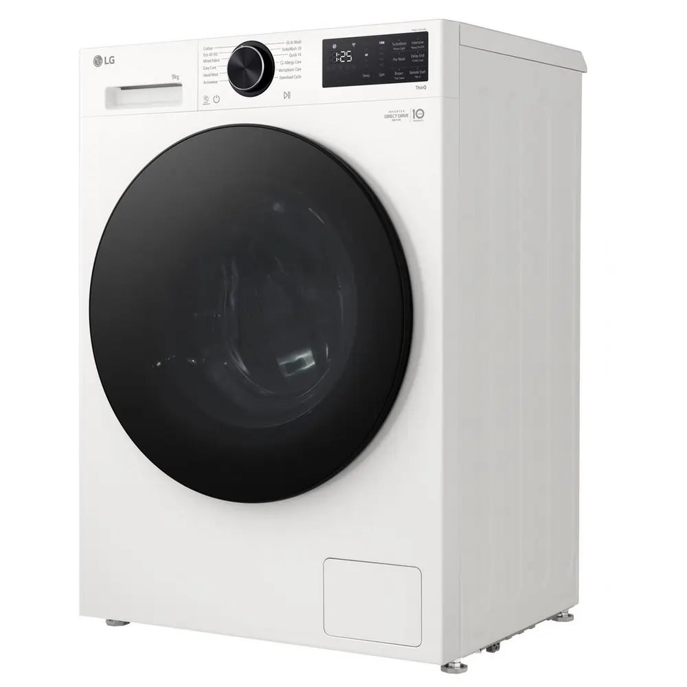 LG F2X50S9TWB 9kg 1200 Spin Washing Machine, White