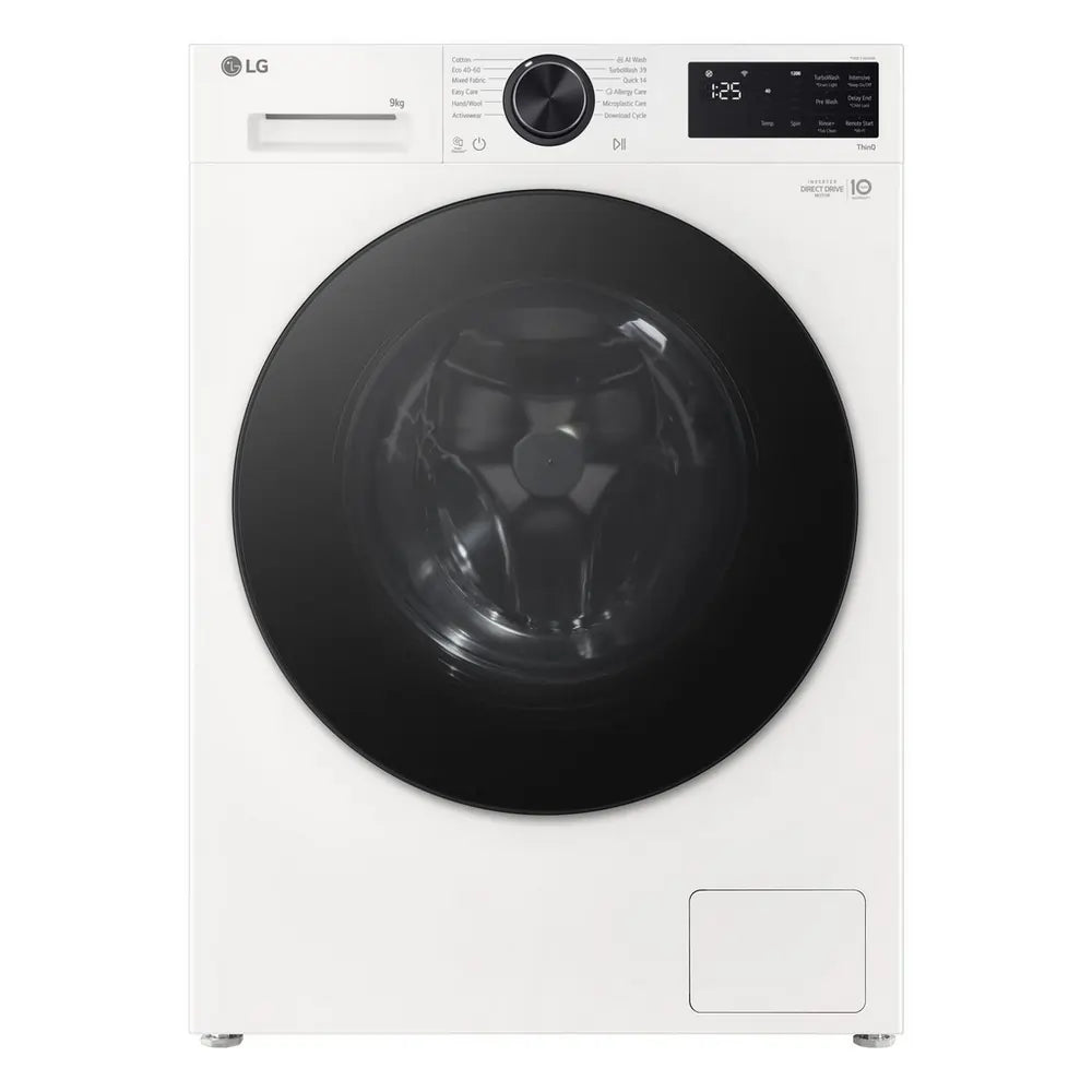 LG F2X50S9TWB 9kg 1200 Spin Washing Machine, White