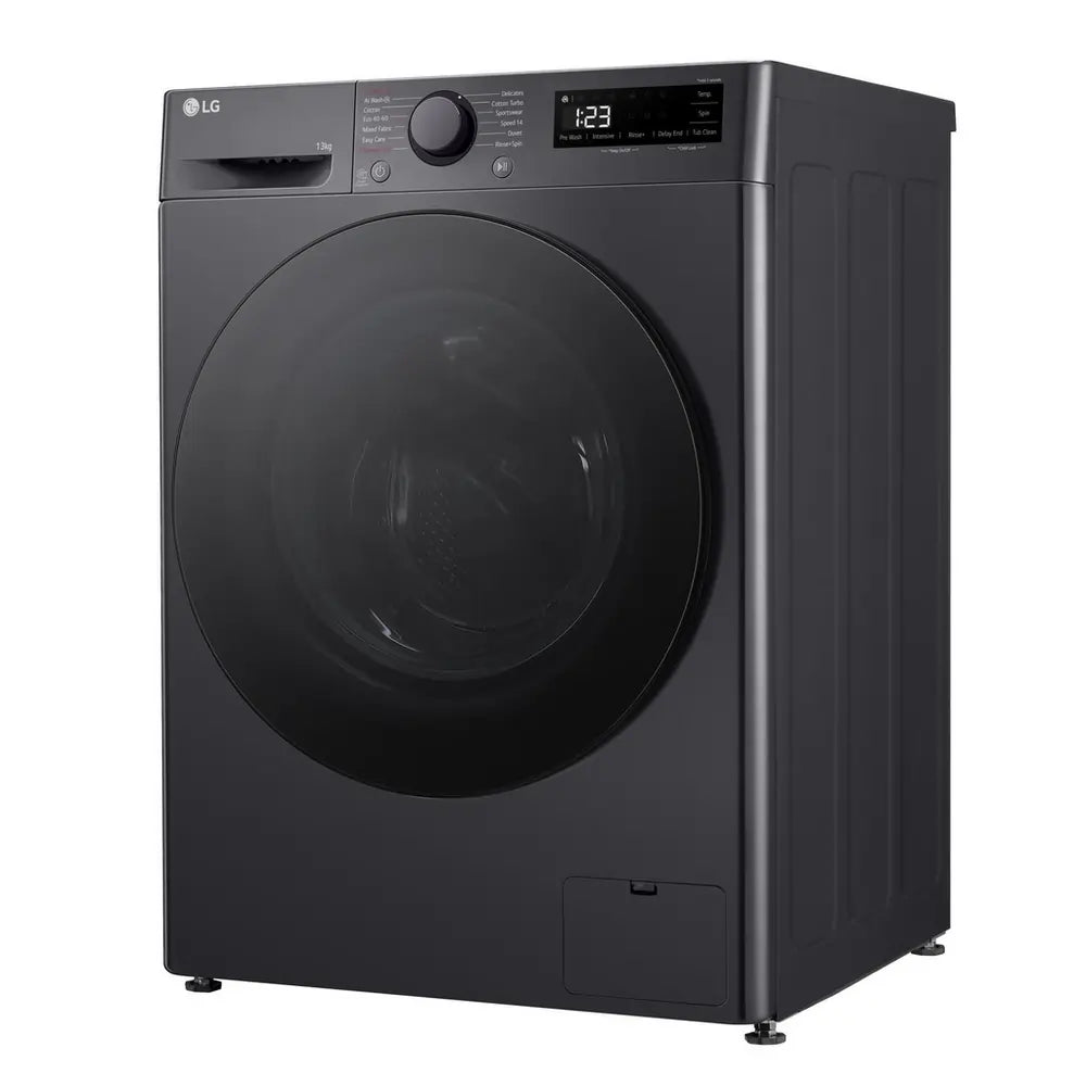 LG F4Y513GBLN1 13kg 1400 Spin AI Direct Drive Washing Machine, Slate Grey