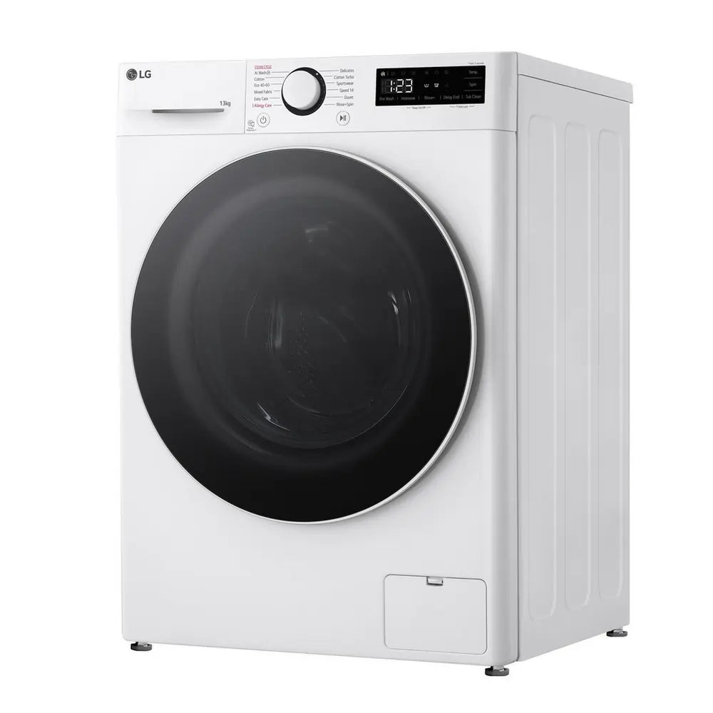 LG F4Y513WWLN1 13kg 1400 Spin Washing Machine, White