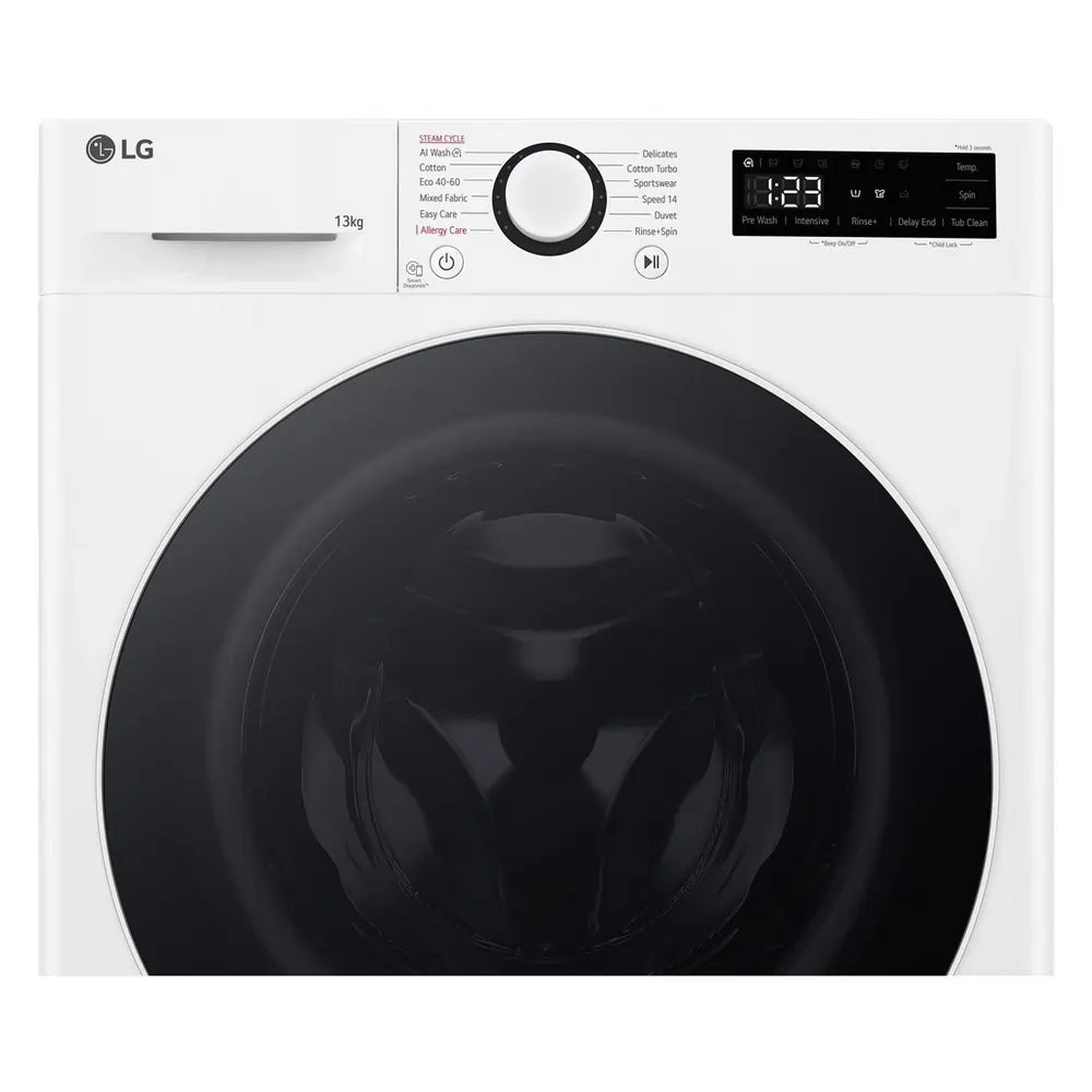 LG F4Y513WWLN1 13kg 1400 Spin Washing Machine, White