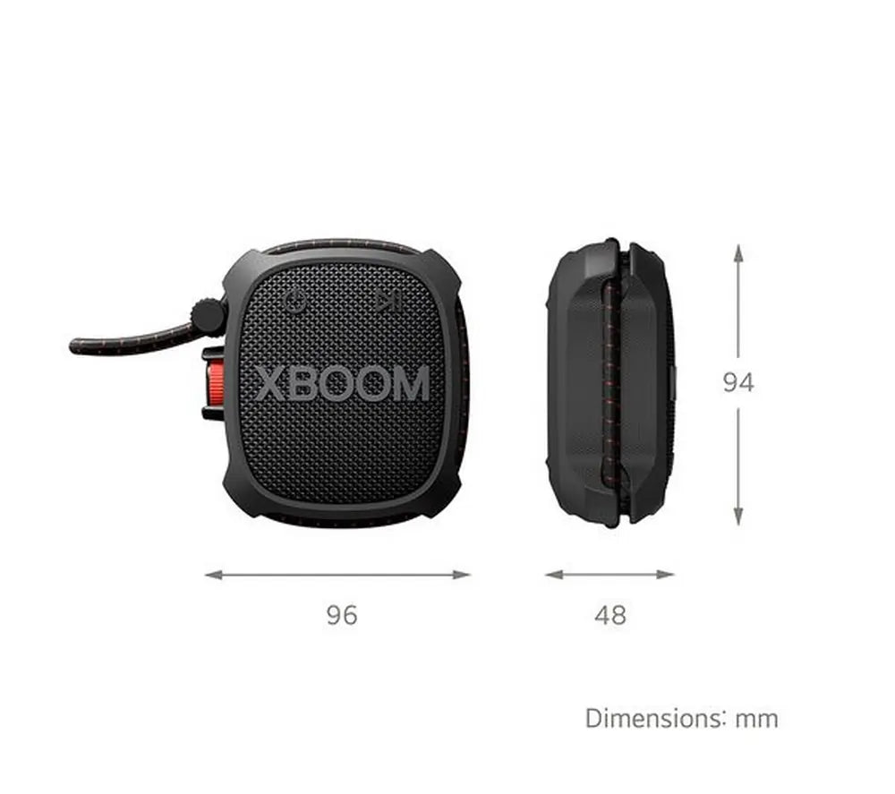 LG XG2TBK XBoom Portable Bluetooth Speaker, Black