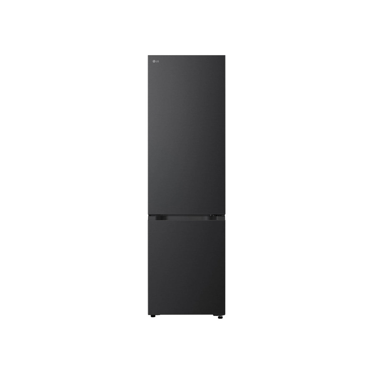 LG GBBS524CEV Freestanding Frost Free Fridge Freezer, 375 Litre, 59.7cm Wide - Essence Black Steel