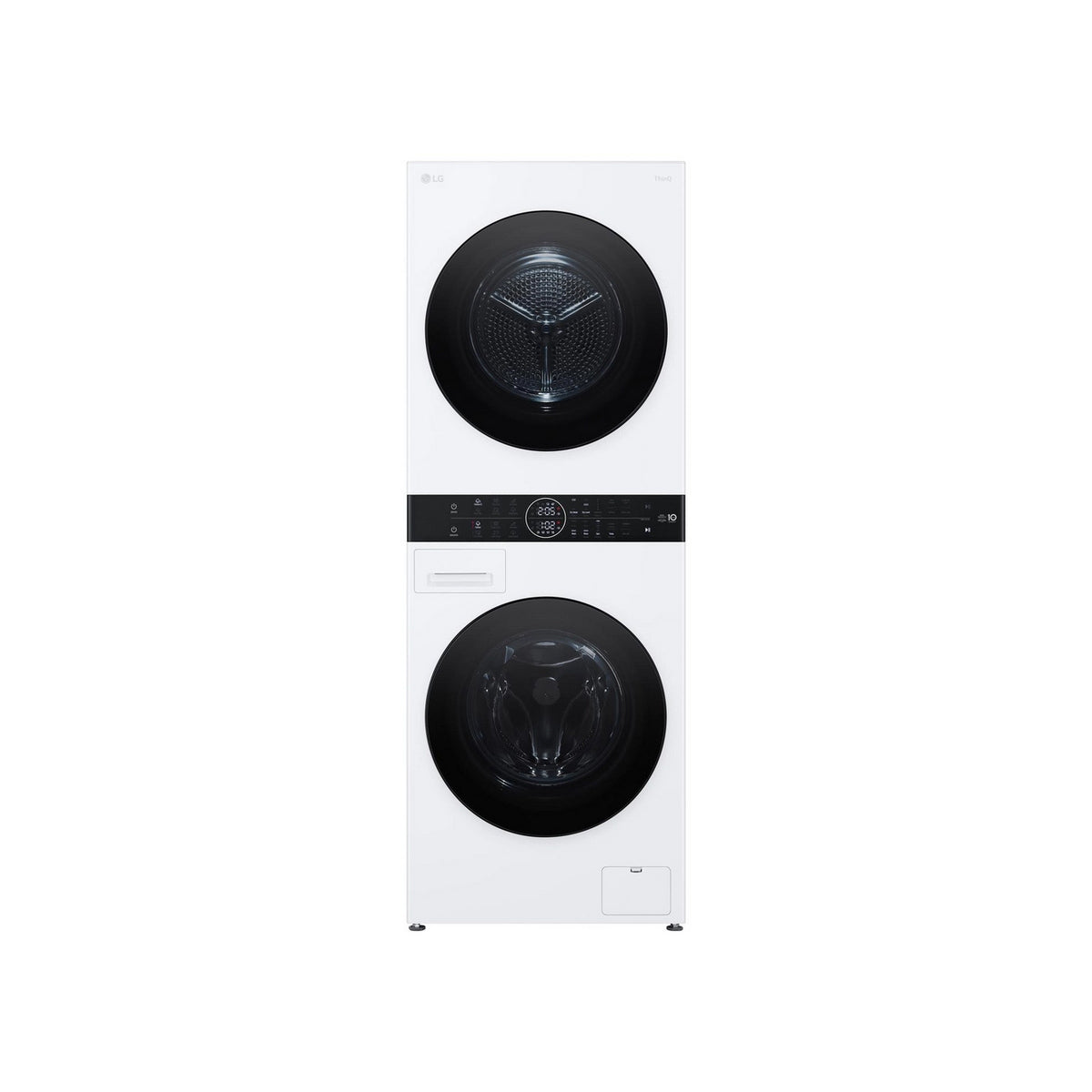 LG WT1210WWF 12kg/10kg Freestanding Washer Dryer Tower, 1400rpm, 60cm Wide - White
