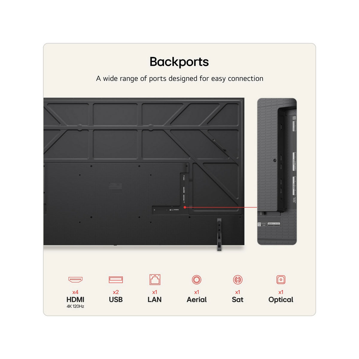 LG 98NU900B6LB.AEKQ 98" 4K QNED AI Smart TV - Black