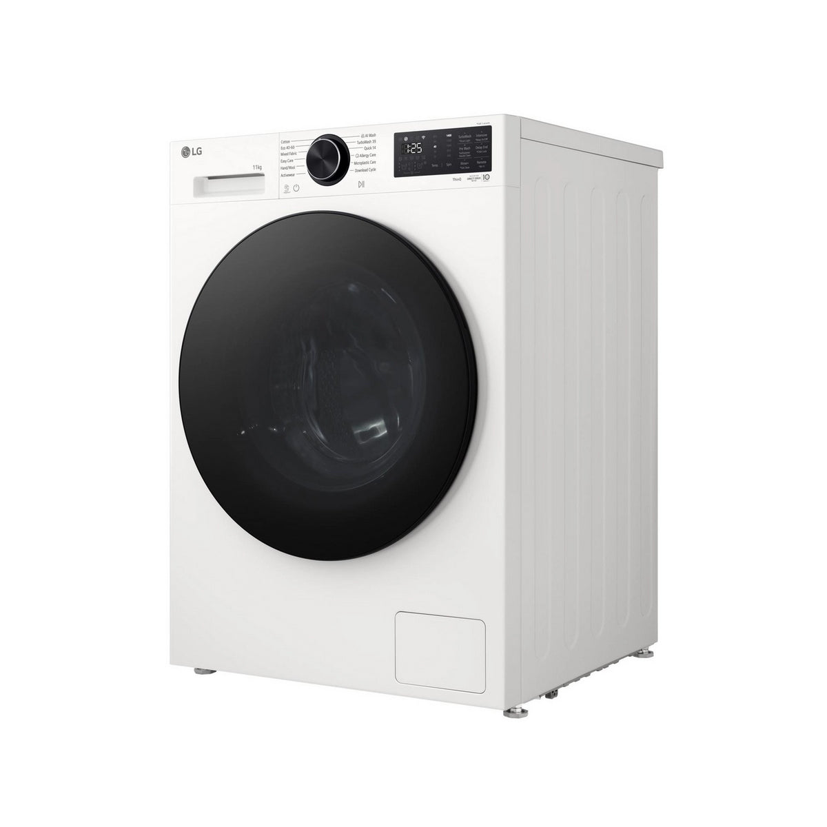 LG F4X5011TWB Series 5 AI Direct Drive Freestanding Washing Machine, 11Kg, 1400 Spin, 60cm Wide - White