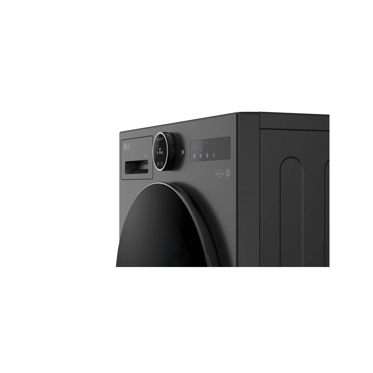 LG F4X7011TBB Series 7 11Kg Freestanding Washing Machine, AI Direct Drive, 1400 Spin, 60cm Wide - Matte Black