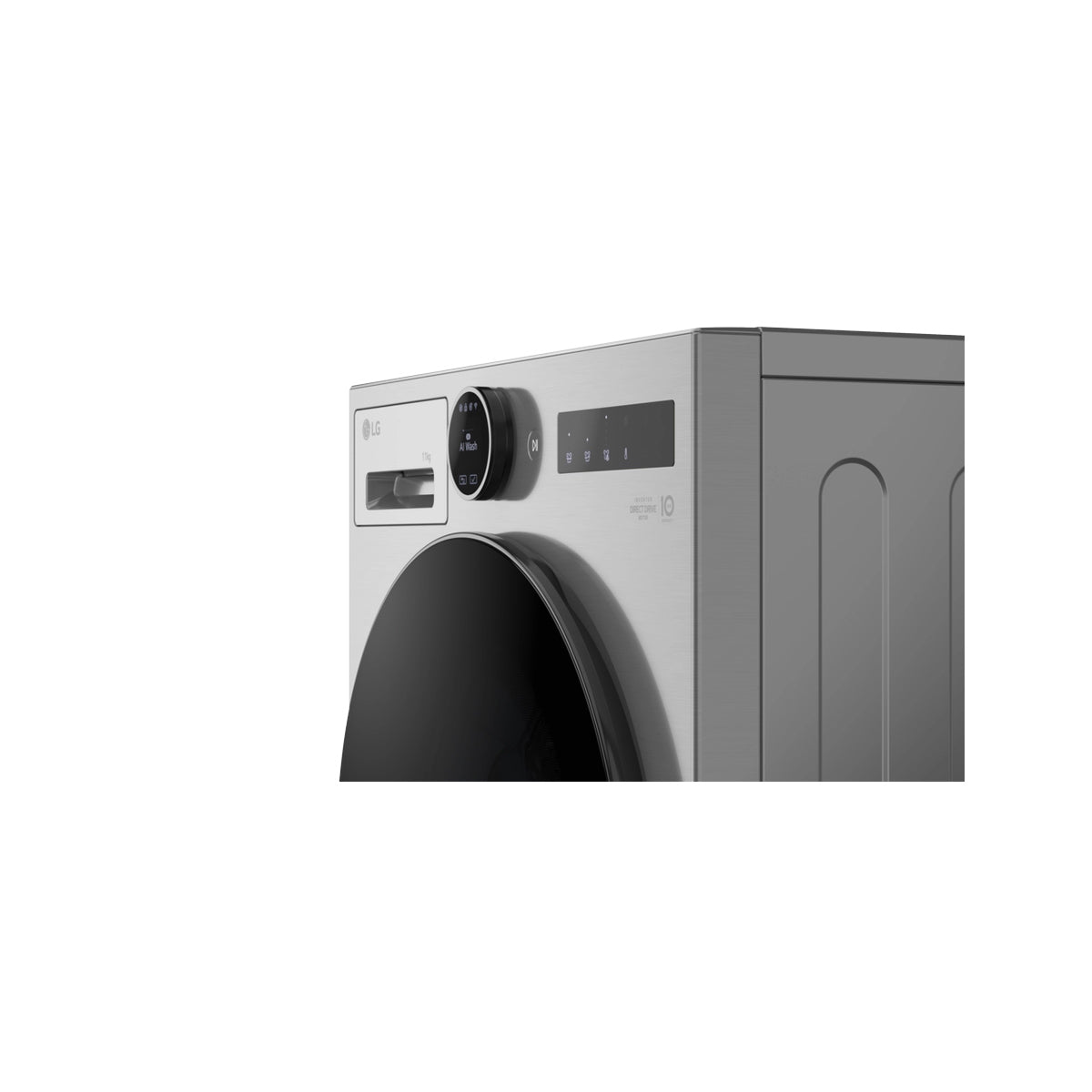 LG F4X7511TSB Series 7 11Kg Freestanding Autodose Washing Machine, AI Direct Drive, 1400 Spin, 60cm Wide - Silver