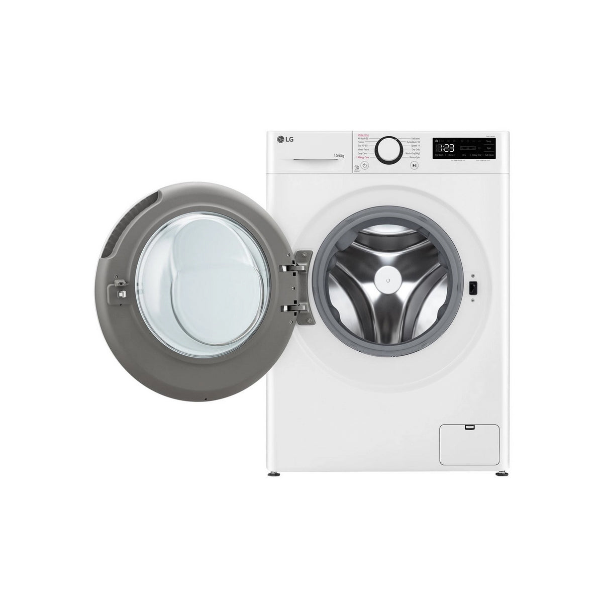 LG FWY706WWTN1 Series 4 Pro AI Direct Drive 10Kg/6Kg Freestanding Washer Dryer, 60cm Wide - White