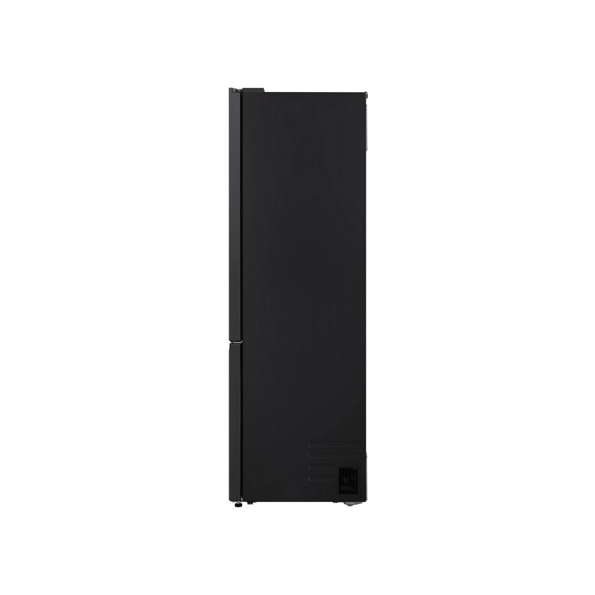 LG GBBS524CEV Freestanding Frost Free Fridge Freezer, 375 Litre, 59.7cm Wide - Essence Black Steel