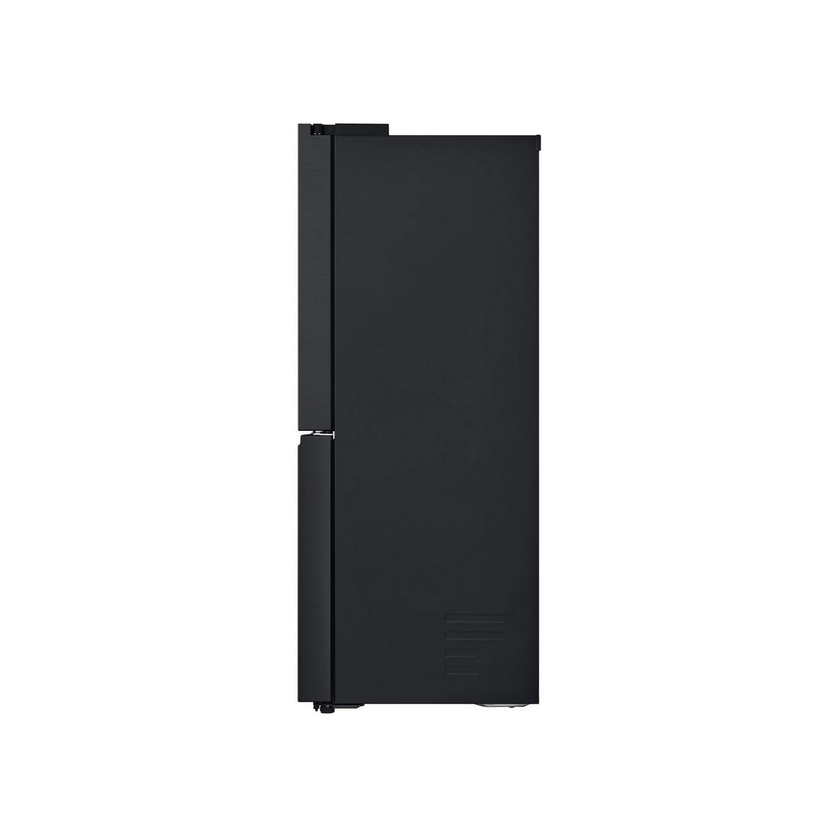 LG GMF960EV4E 50/50 Freestanding Frost Free American Fridge Freezer, 637 Litre, 91.4cm Wide - Essence Black Steel