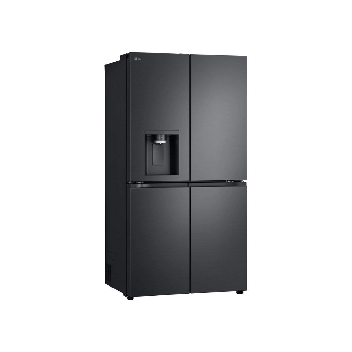 LG GMF960EV4E 50/50 Freestanding Frost Free American Fridge Freezer, 637 Litre, 91.4cm Wide - Essence Black Steel