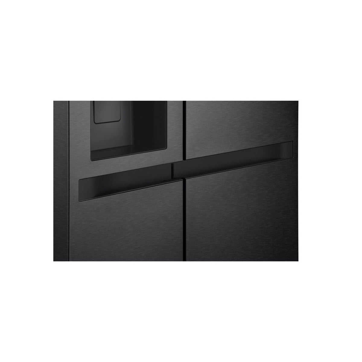LG GSLC40EPPE 50/50 Freestanding Total No Frost American Fridge Freezer, 638 Litre, 91.3cm Wide - Matte Black