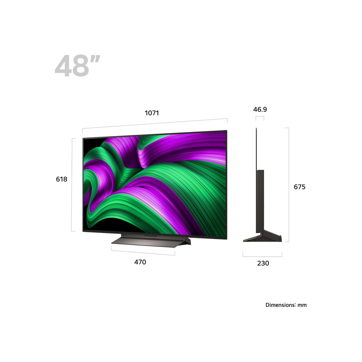 LG OLED48C56LB.AEK 48" 4K OLED Smart TV