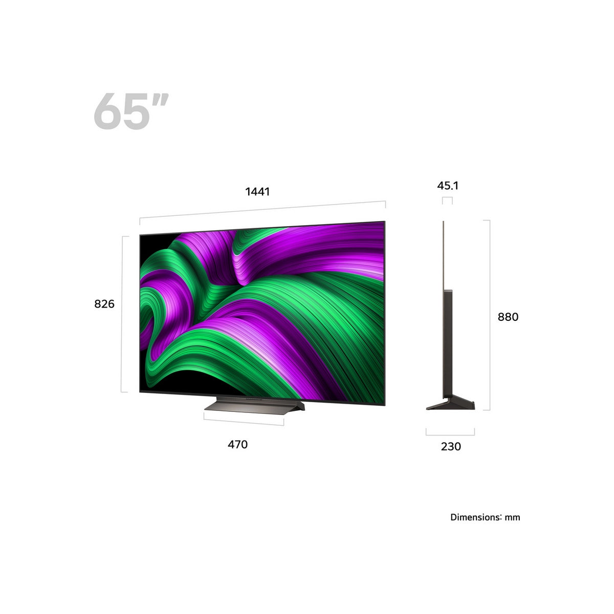 LG OLED65C56LB.AEK 65" OLED 4K Smart TV
