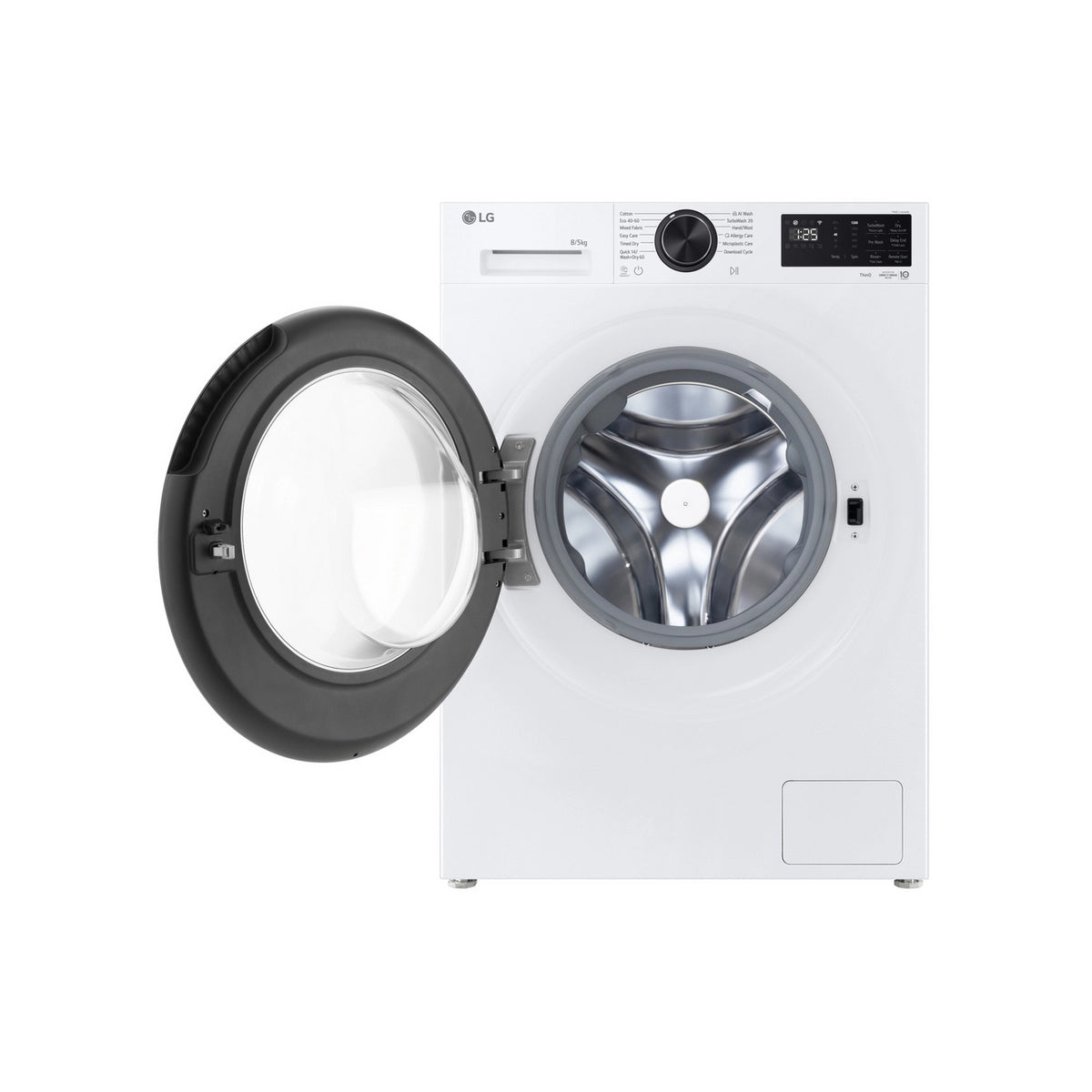 LG W2X5085TLB Series 3 AI Direct Drive 8Kg/5Kg Freestanding Washer Dryer, 60cm Wide - White