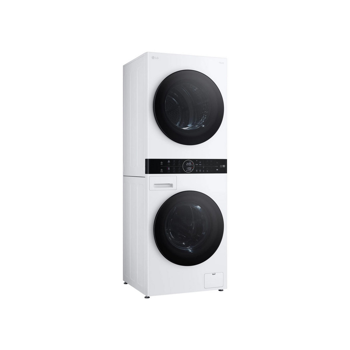 LG WT1210WWF 12kg/10kg Freestanding Washer Dryer Tower, 1400rpm, 60cm Wide - White